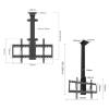 JDJXYNSRT Electric TV Ceiling Mount, Telescopic Auto Lifting Height Adjustable TV Stand, with Remote Control, Fits 32-70 Inch TVs, Bearing 60kg(Lifting 730-1730mm) view 2