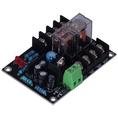 Speaker Protec Tion Board, Audio Protec Tion Board Module, DC Simple Circuit fe Reli able Relay with LED Lights for Most Power Amplifier Boards