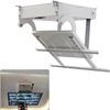 JDJXYNSRT Electric Ceiling TV Mount, Ceiling TV Bracket, Electric Adjustable Angle Ceiling TV Mount Bracket, Remote Control Large Flip Down Motorized Pitched Roof(56-65in TV) view 1