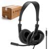 SENTRY Bulk Rugged School Headphones, Durable for Kids, Students, Teachers, Classrooms, 3.5mm or USB-C Jack Options, Optional Boom Mic for Online Learning (8 Count - 3.5mm with Boom Mic, 8, Count) view 1