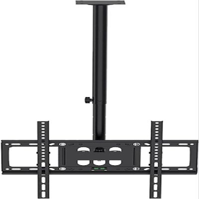 JDJXYNSRT Adjustable Ceiling TV Mount Bracket for 32 50 inch Flat Screen TV Holds up to 110 lbs Height Adjustable Tilt Swivel TV Stand