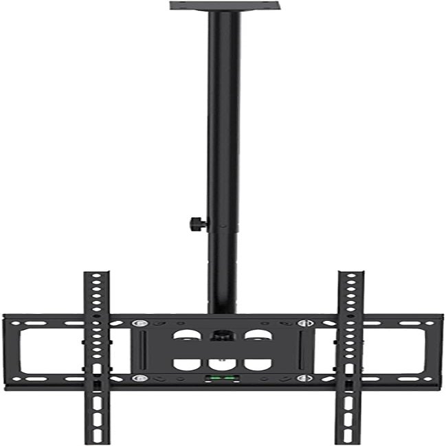 JDJXYNSRT Adjustable Ceiling TV Mount Bracket for 32 50 inch Flat Screen TV Holds up to 110 lbs Height Adjustable Tilt Swivel TV Stand
