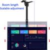 JDJXYNSRT Adjustable Ceiling TV Mount Bracket for 32 50 inch Flat Screen TV Holds up to 110 lbs Height Adjustable Tilt Swivel TV Stand view 4