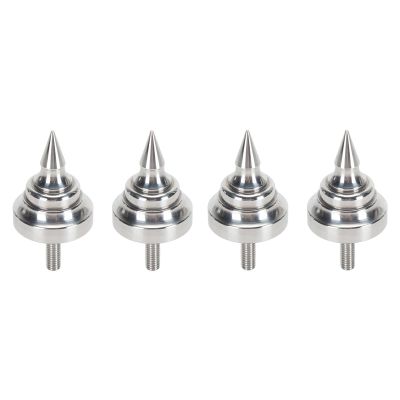 Acouto HiFi Speaker Spikes - Shockproof Stainl Steel Isolation Feet for Amplifier & CDDVD Player (#1) (#2) (#3)