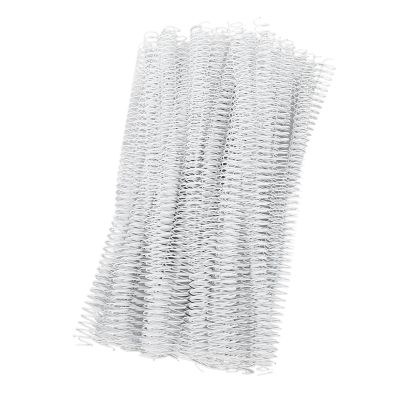 Acouto Black Spiral Binding Coils 00Pcs 2.7mm - 90 Sheet Acity - 4: Pitch, 48 Teeth - 360 Rotation (White)
