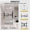 CondoMounts 37"80" TVs | Indoor Full Motion TV Mount Fits Pillars & Poles, No Drill Gazebo & Pergola TV Mount, VESA 600x400, Holds 110 lbs view 2