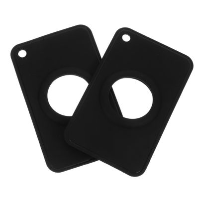 DIYEAH Elegant Charm Pouch 2pcs Protective Cover Fits Men's Wallet Backpack Clutch Handbag Black