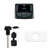 Wet Sounds WS-MC-2 with Marine SEADASH3W Universal Marine 3" Radio Dash Kit-White, and SMRAUXUSB3 USB/Aux view 1