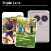 64MP 4K Digital Camera with 3 Inch HD Touchscreen, 16X Zoom CCD Prime Lens, Portable Rechargeable Small Compact Camera for Teens Adult view 2