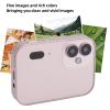 64MP 4K Digital Camera with 3 Inch HD Touchscreen, 16X Zoom CCD Prime Lens, Portable Rechargeable Small Compact Camera for Teens Adult view 3