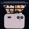 64MP 4K Digital Camera with 3 Inch HD Touchscreen, 16X Zoom CCD Prime Lens, Portable Rechargeable Small Compact Camera for Teens Adult view 4