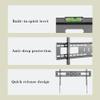 JDJXYNSRT TV Wall BracketUltra Slim TV Wall Mount Bracket for 60" 100" TVs Heavy Duty Floor Stand with Spirit Level and Anti Drop Feature view 3