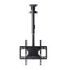 JDJXYNSRT Adjustable Ceiling TV Mount Bracket - for 32-65 Inch TVs, Full Motion Height Adjustable Swivel Tilting Bracket, for LCD TV and Monitors, Metal Expansion Screw Fixing,25003000mm view 1