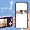 32MP 1080P Digital Camera for Kids, Selfie Record Toy with 32G Memory Card, Screen, LED Flash, Small Camera for Boys Girls Photography, Easy Sharing (Blue) (Purple) view 3
