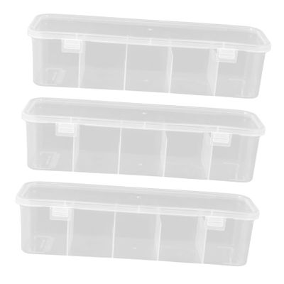 ABOOFAN 3pcs Multi-Compartment Hair Accessories Organizer for Hair Ties Clips and Data Cables Space-Saving Storage for Home and Travel