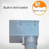 JDJXYNSRT Electric Ceiling TV Mount, Ceiling TV Bracket, Adjustable Ceiling TV Mount Bracket, Motorized TV Mount, TV Lift Mechanism with Remote(60cm) view 4
