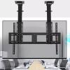 JDJXYNSRT Adjustable Height Electric TV Lift - Motorized Ceiling TV Mount with Remote Control, Telescopic Electric TV Lift with Auto Lifting, Fits 55-120 Inch Motorized TV Stand(90 view 1