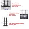 JDJXYNSRT Adjustable Height Electric TV Lift - Motorized Ceiling TV Mount with Remote Control, Telescopic Electric TV Lift with Auto Lifting, Fits 55-120 Inch Motorized TV Stand(90 view 3
