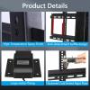 JDJXYNSRT Adjustable Height Electric TV Lift - Motorized Ceiling TV Mount with Remote Control, Telescopic Electric TV Lift with Auto Lifting, Fits 55-120 Inch Motorized TV Stand(90 view 4