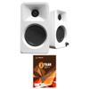 Kanto ORAMW Powered Reference Bluetooth Desktop Speakers - White Pair with 3 Year Amber Protection Plan (2024) view 1