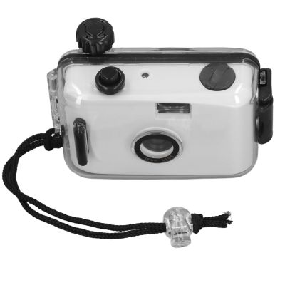 Mtlavishness 35mm Reusable Vintage Retro Film Camera Adventure Companion for Snorkeling White Water Rafting Swimming Waterfalls Lakes Beaches with Shutter Speed 1/100s F9 28MM (Black White)