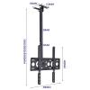JDJXYNSRT TV Mount Bracket Ceiling - Ceiling TV Mount, Rotation Tilt TV Bracket, Adjustable Tv Wall Mount, with Loading 110 Lbs (2m view 2