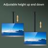JDJXYNSRT TV Mount Bracket Ceiling - Ceiling TV Mount, Rotation Tilt TV Bracket, Adjustable Tv Wall Mount, with Loading 110 Lbs (2m view 3