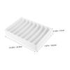 ARTIBETTER Box White Desktop Organizer for Cords Data Cables and Miscellaneous Items Sturdy Design for Office and Home Use Elegant Storage view 2