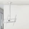 JDJXYNSRT TV Ceiling Mount Bracket - Ceiling TV Mount, Adjustable Height and Tilt Swivel Ceiling TV Bracket, for 32-55 Inch TV Mount, Max 400x400mm, Metal Expansion Screw Fixing Ceiling TV,2m view 1