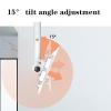 JDJXYNSRT TV Ceiling Mount Bracket - Ceiling TV Mount, Adjustable Height and Tilt Swivel Ceiling TV Bracket, for 32-55 Inch TV Mount, Max 400x400mm, Metal Expansion Screw Fixing Ceiling TV,2m view 4