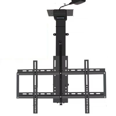JDJXYNSRT Adjustable Ceiling TV Mount Bracket, with Remote Control Motorized TV Mount, Hanging TV Mount Bracket, Electric TV Lift and Memory Setting, for 32" - 75" TVs Up to 50kg/1