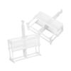 Garneck Slice Plastic Storage Rack for Microscope Slides Staining Holder for Lab Use view 1
