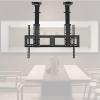 JDJXYNSRT Motorized Ceiling TV Mount, Adjustable Height Electric TV Lift with Remote Control, Telescopic Electric TV Lift with Auto Lifting, Fits 55-120 Inch Motorized TV Stand (Si view 1
