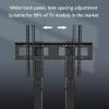 JDJXYNSRT Motorized Ceiling TV Mount, Adjustable Height Electric TV Lift with Remote Control, Telescopic Electric TV Lift with Auto Lifting, Fits 55-120 Inch Motorized TV Stand (Si view 3