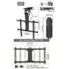 JDJXYNSRT Motorized Ceiling TV Mount, Hidden Drop Down TV Lift, Telescopic Electric TV Lift with Auto Lifting, 0-85 Flip Down, Fits 32-70 Inch TVs Motorized TV Stand view 2