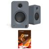 Kanto REN Grey Bluetooth Powered Bookshelf Speakers - Matte Grey Pair with 4 Year Amber Protection Plan (2024) view 1