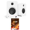 Kanto REN MW Bluetooth Powered Bookshelf Speakers - Matte White Pair with 6 Year Amber Protection Plan (2024) view 1