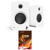 Kanto REN MW Bluetooth Powered Bookshelf Speakers - Matte White Pair with 5 Year Amber Protection Plan (2024) view 1
