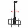 JDJXYNSRT Electric TV Ceiling Mount - 360 Manual Rotation TV Lift, Fits 32-75 Inch Motorized TV Stand, Adjustable Ceiling TV Mount Bracket, with Remote Control Motorized TV Mount view 1