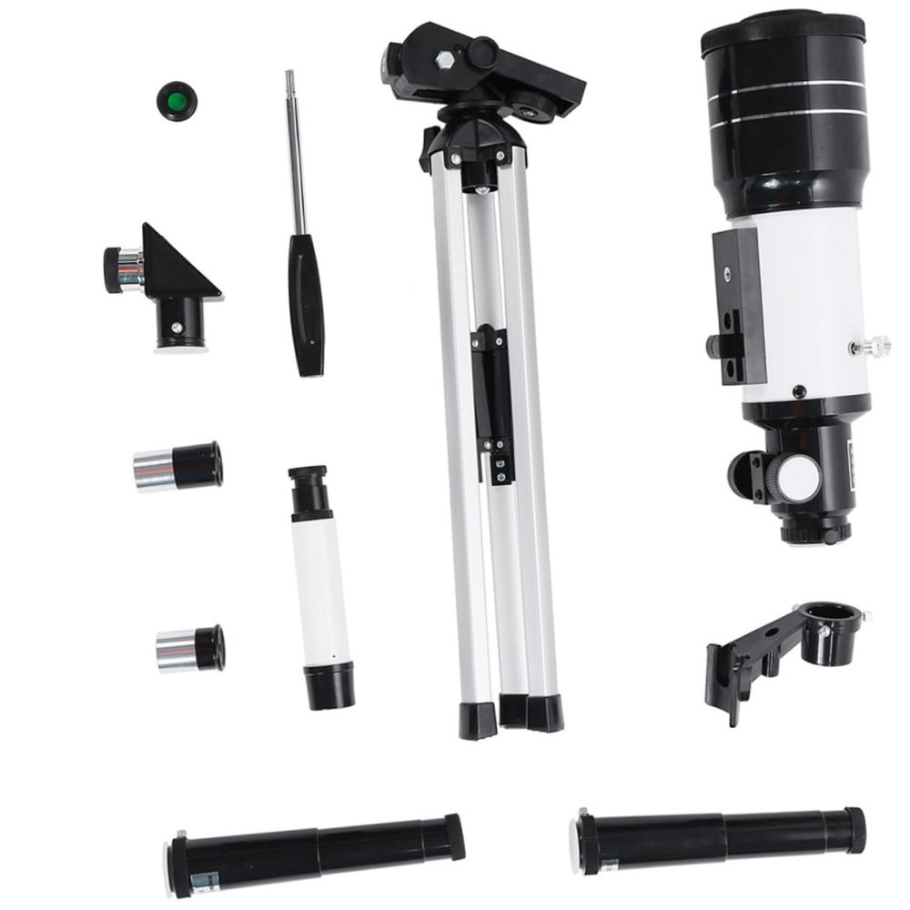 DIYEAH 1set Astronomical Monocular Telescope with Tripod Phone Clip Lightweight Design for Stargazing Exploring for Boys and Girls Beginners