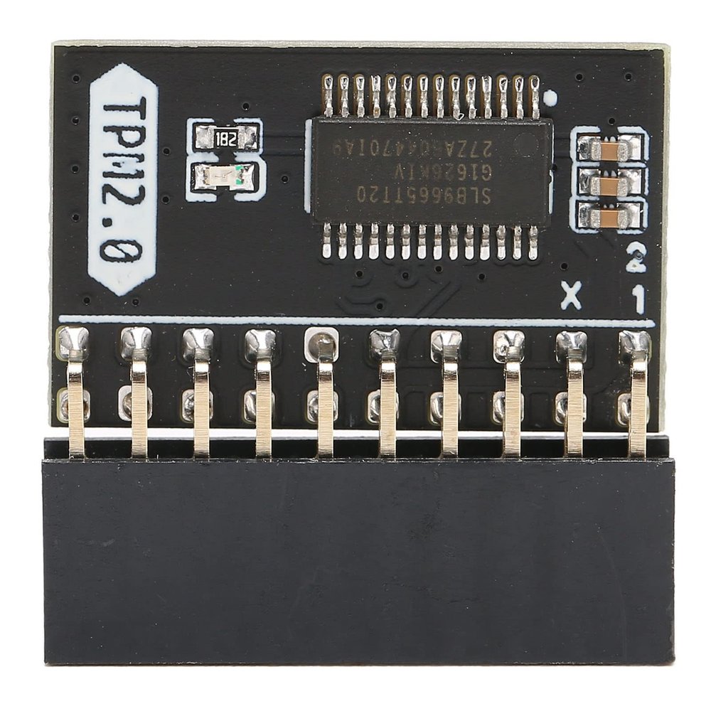 Hapivida TPM 2.0 Encryption Security Module 20Pin 2 10P Standalone Crypto Processor TPM 2.0 Module for Win11 Designed for Gigabyte Platform