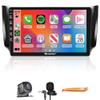 Car CarPlay Android Auto Navigation Stereo GPS Radio Reverse Camera Display 10" IPS Touchscreen Headunit Tablet Pad Media Player for Nissan Sentra Sylphy 2013-2019, if Applicable Quad Core 4G+64G view 1