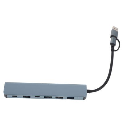 DIYEAH USB Hub Port Multi-Function Dock for Laptop and Pc High-Speed Data Transfer Compact and Portable Design No Driver Installation Needed for Tablets and Devices