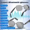 Boannice Smart Sunglasses, Smart Audio Eyewear, Anti-Blue Light UV, Bluetooth 5.4, 8 Hours Play Time, HD Stereo Sound, Suitable for Sports/Office/Driving, Unisex view 2