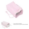 Mtlavishness PU Leather Drawstring Pouch Bag Ultra Soft and Portable for Instant Mini Mirrorless and Digital Cameras During Travel with Size 19.5 X 11.5 X 7.5cm (Pink) view 3