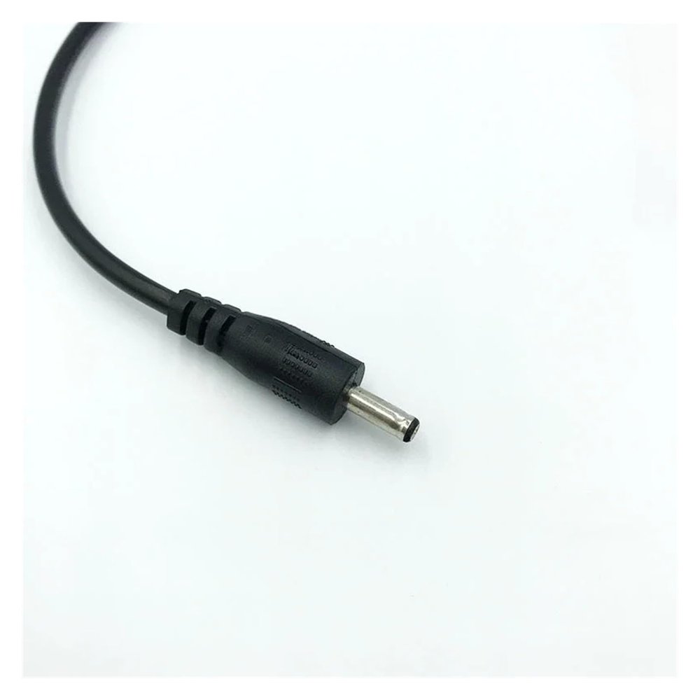 lowmountainswere 2pin DC Female Male Cable Extend 3.5 * 1.35 Cord Connector DC Power Supply Plug Extension DIY Repair Wire P1(Male)