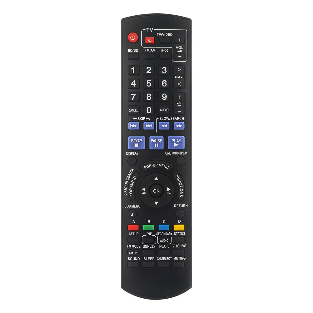 AIDITIYMI N2QAKB000061 Replacement Remote Control Compatible with PANASONIC blu-ray disc Player SA-BT100 SC-BT100