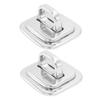 KALLORY 2pcs Laptop Security Cable Locks Fixed Base Plate for Cable Lock Anchor for Tablets Monitors Theft Deterrent Security Supplies view 1