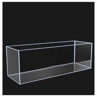 Acrylic Water Tank Deep and Shallow Sink Five-Sided Tray, 2 in Thickness Fish Tank Shooting Transparent Water Tank Pool, Food and Cosmetics Storage Box(20x20x25cm/7.8x7.8x9.8in)