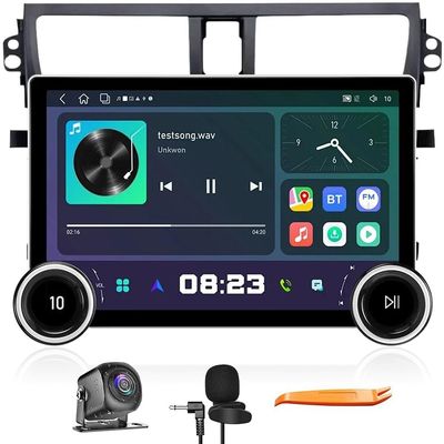 Display Knobs CarPlay/Android Auto Autoradio Android AM/FM Radio Navigation Stereo Player GPS 11.8" QLED Touch Screen BT WiFi 2 Din Headunit Tablet for Suzuki Alto Celerio 2014-2018 Octa Core 8G+256G